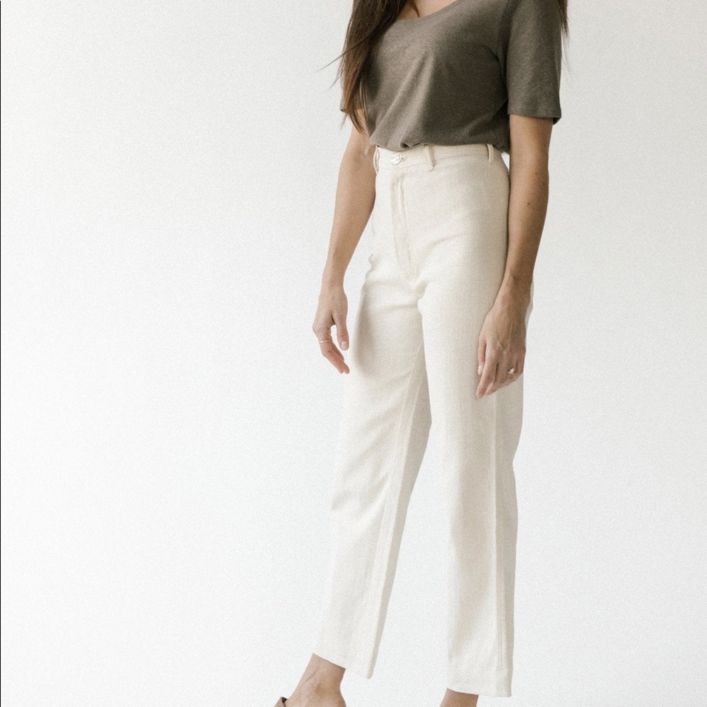 Harley Jae Nico Pants in Mylk - Small - Sustainable Designer